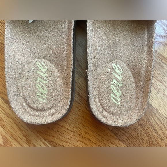 NWT! Aerie Cork Slide Sandals - Picture 4 of 9